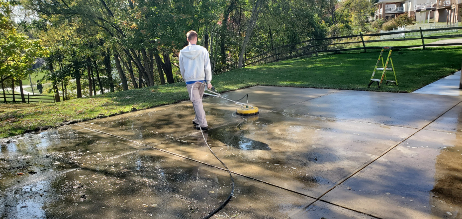 Concrete cleaning