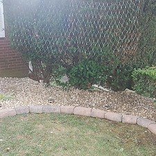 Decorative-stone-installation-and-new-stone-border-with-plant-removal-and-replanting-in-Munhall-Pa 2